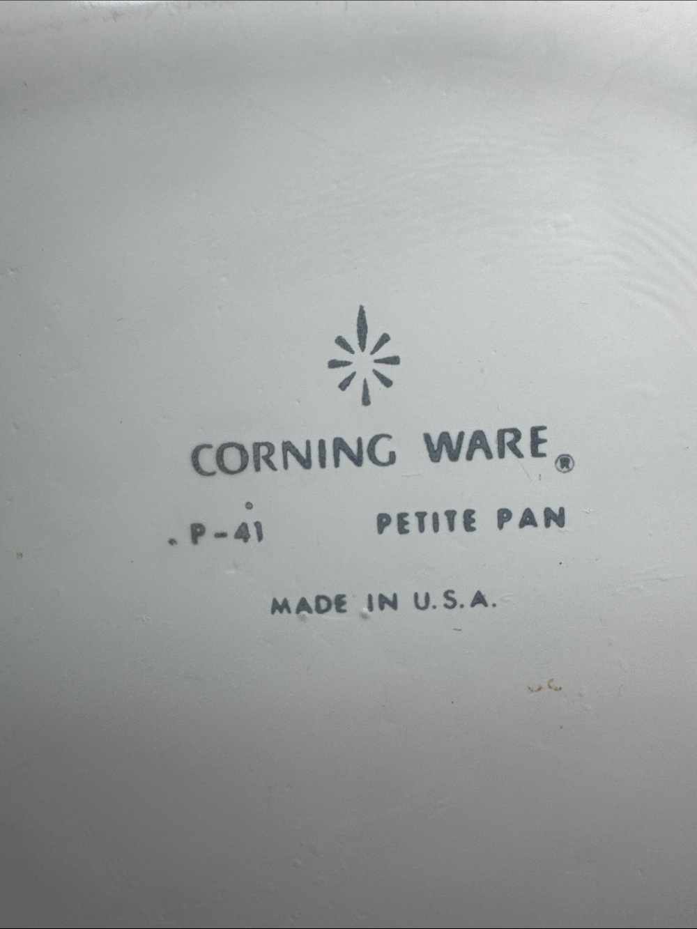 Vintage five cornflower corningware p 41 White Baking Dish Blue Floral Pattern - Picture 3 of 3